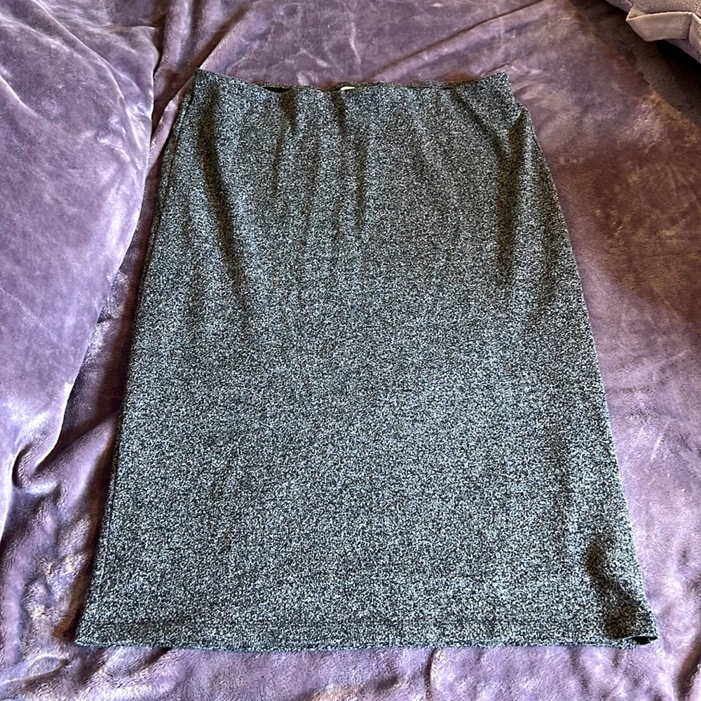 Business casual cotton pencil skirt